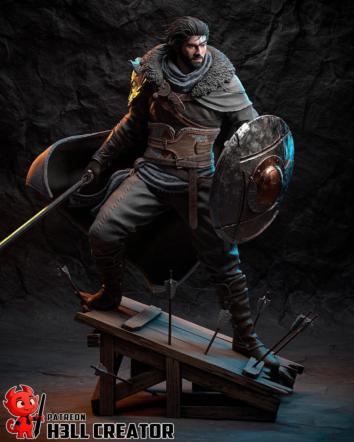 Kliff | Crimson Desert | Handcrafted Figure