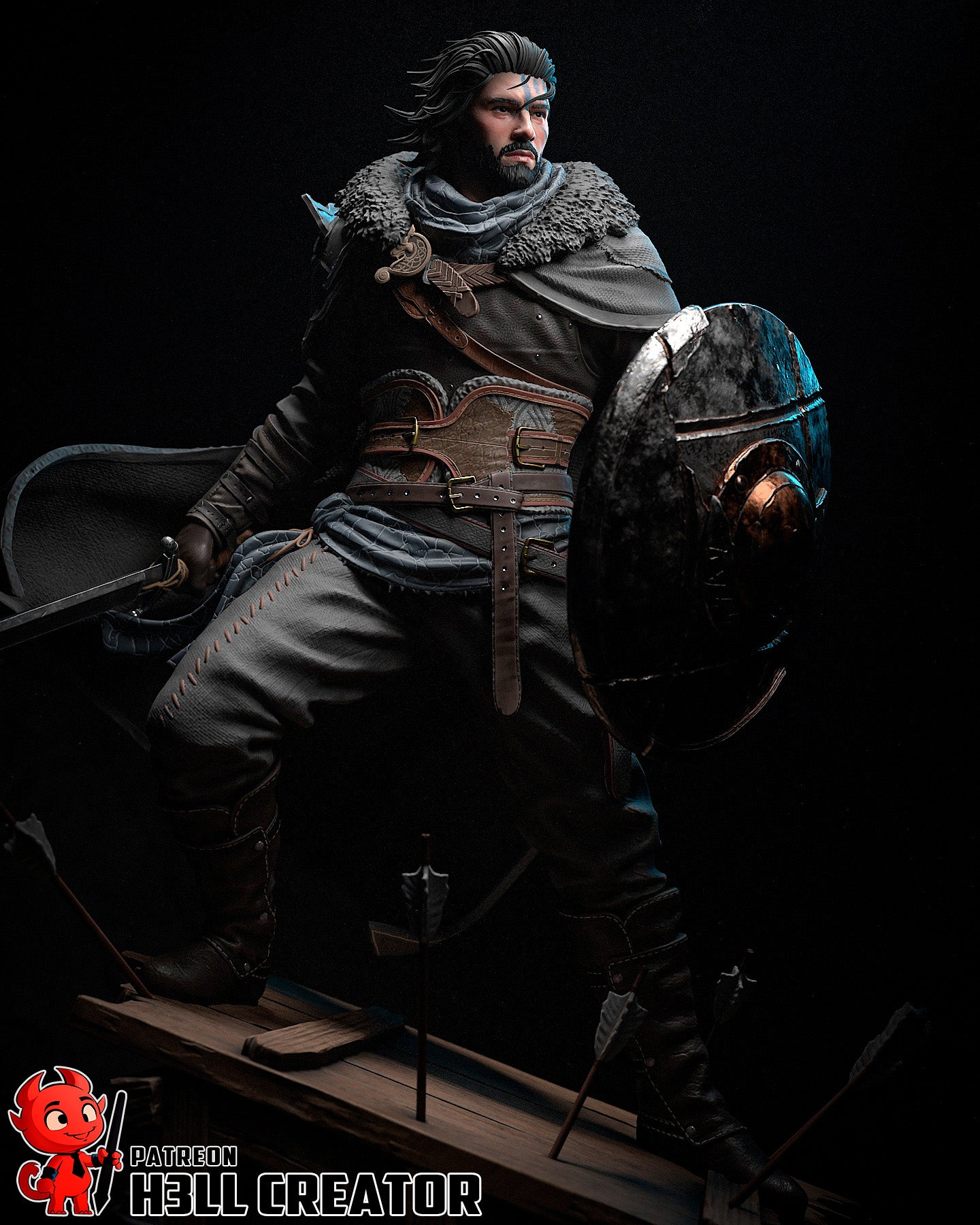 Kliff | Crimson Desert | Handcrafted Figure