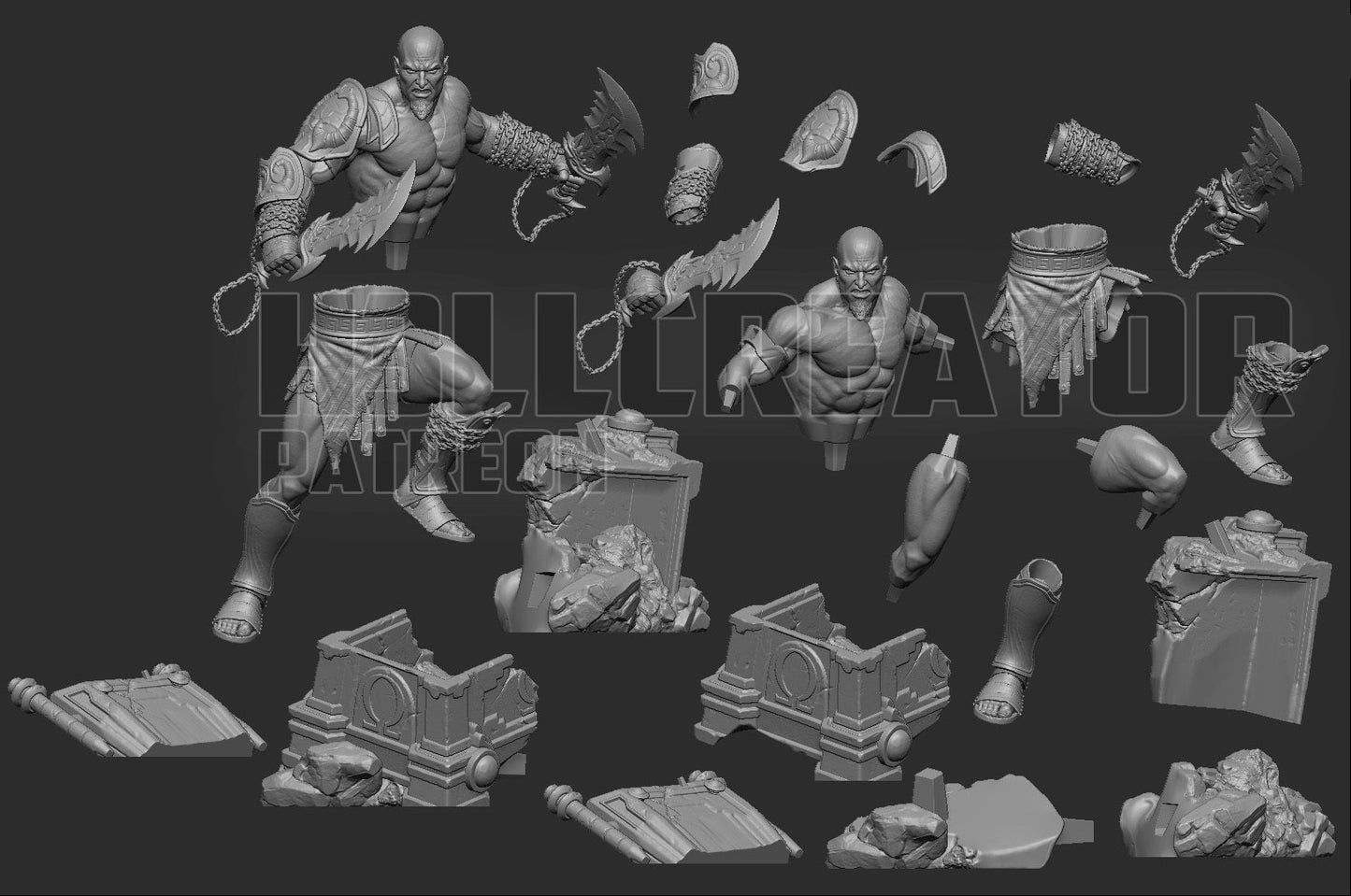 Kratos | God of War | Handcrafted Figure