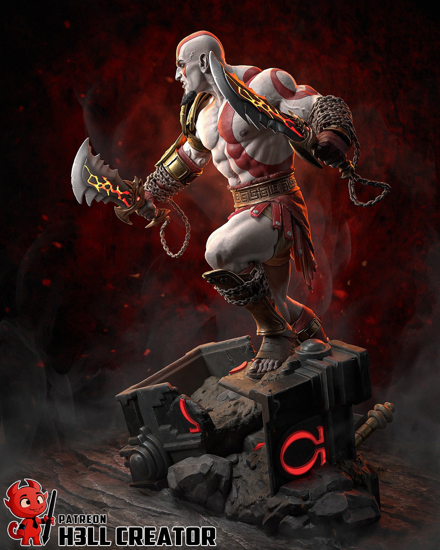 Kratos | God of War | Handcrafted Figure