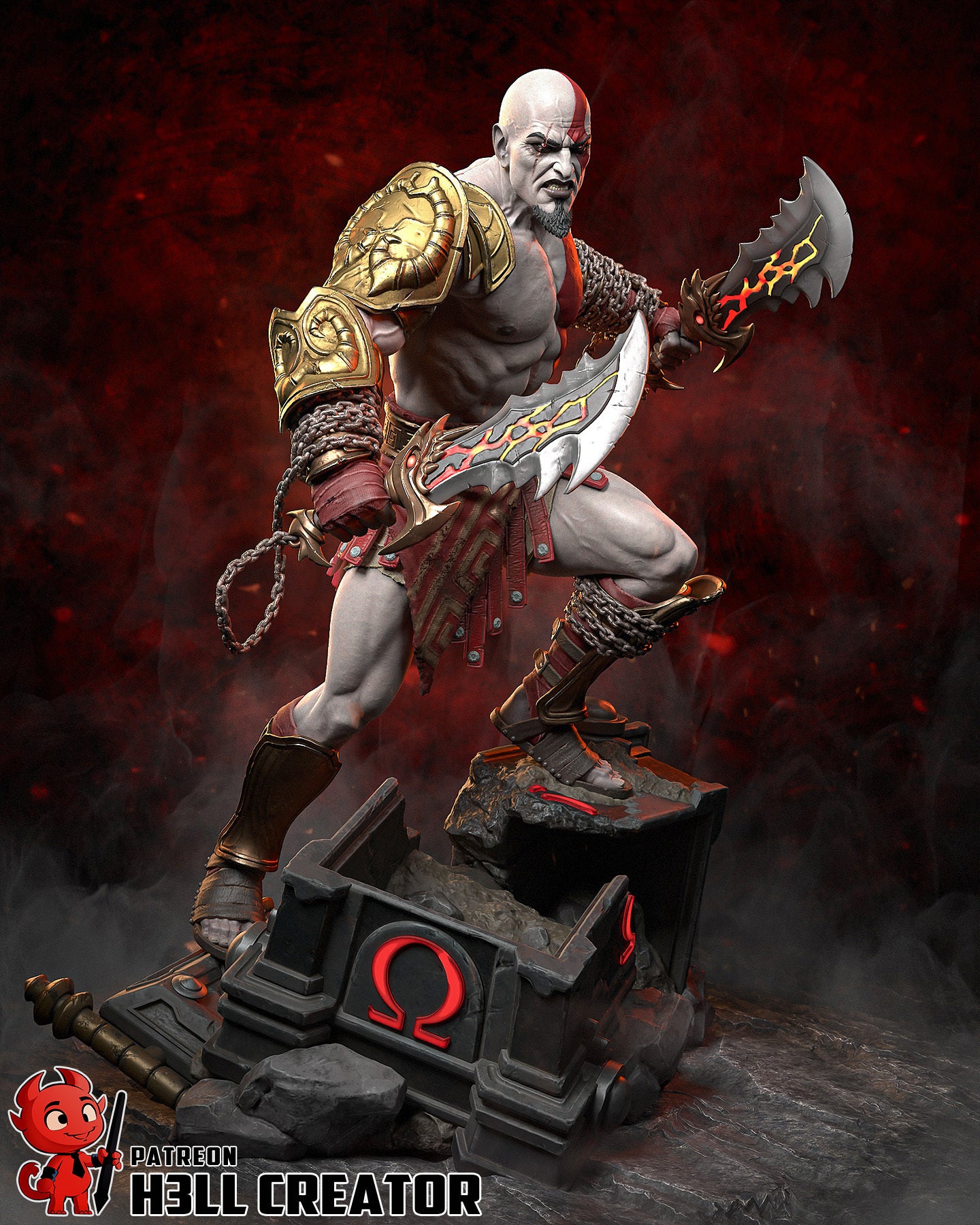Kratos | God of War | Handcrafted Figure