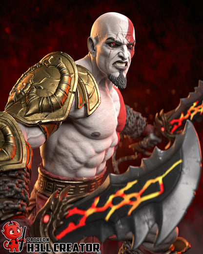 Kratos | God of War | Handcrafted Figure