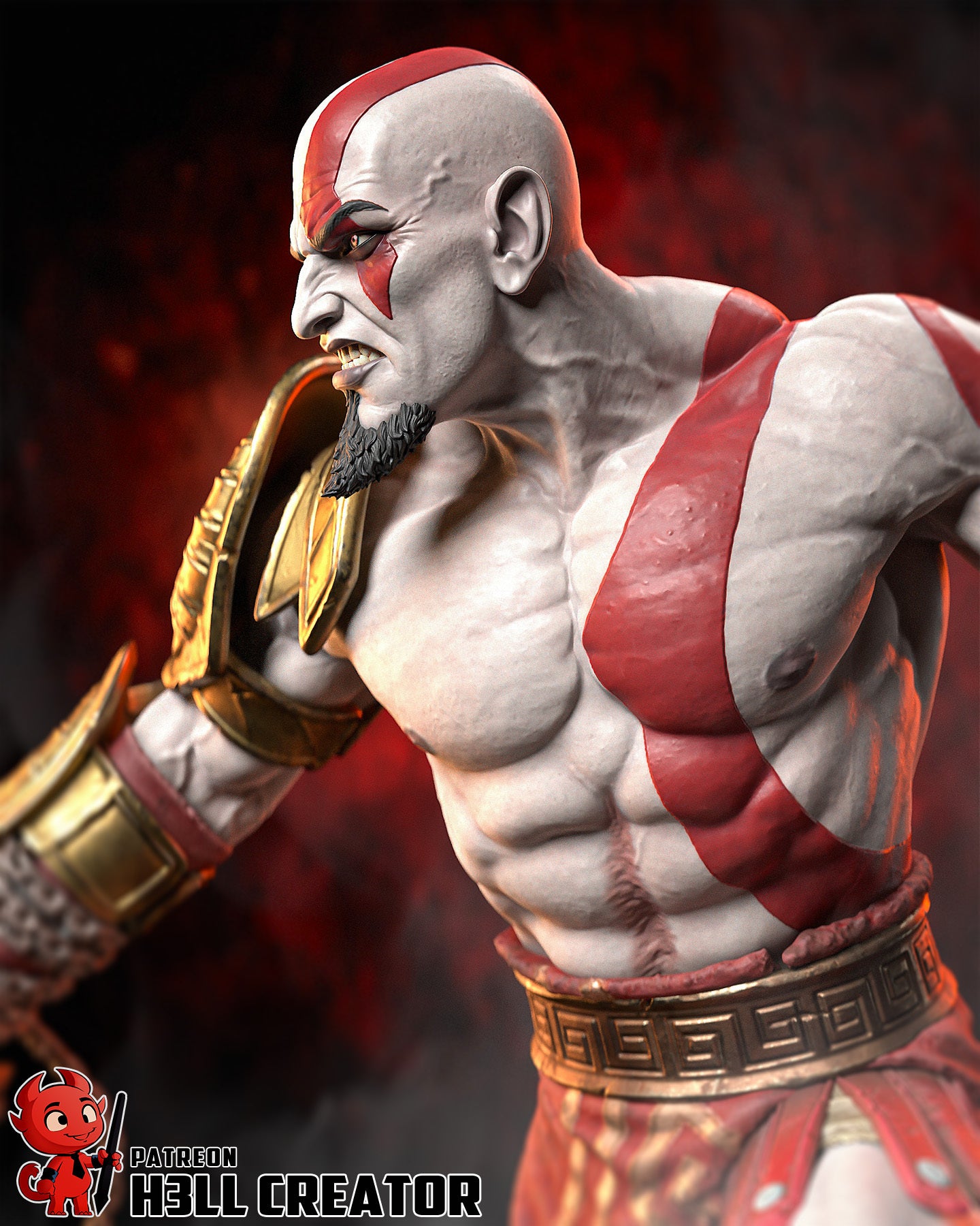 Kratos | God of War | Handcrafted Figure