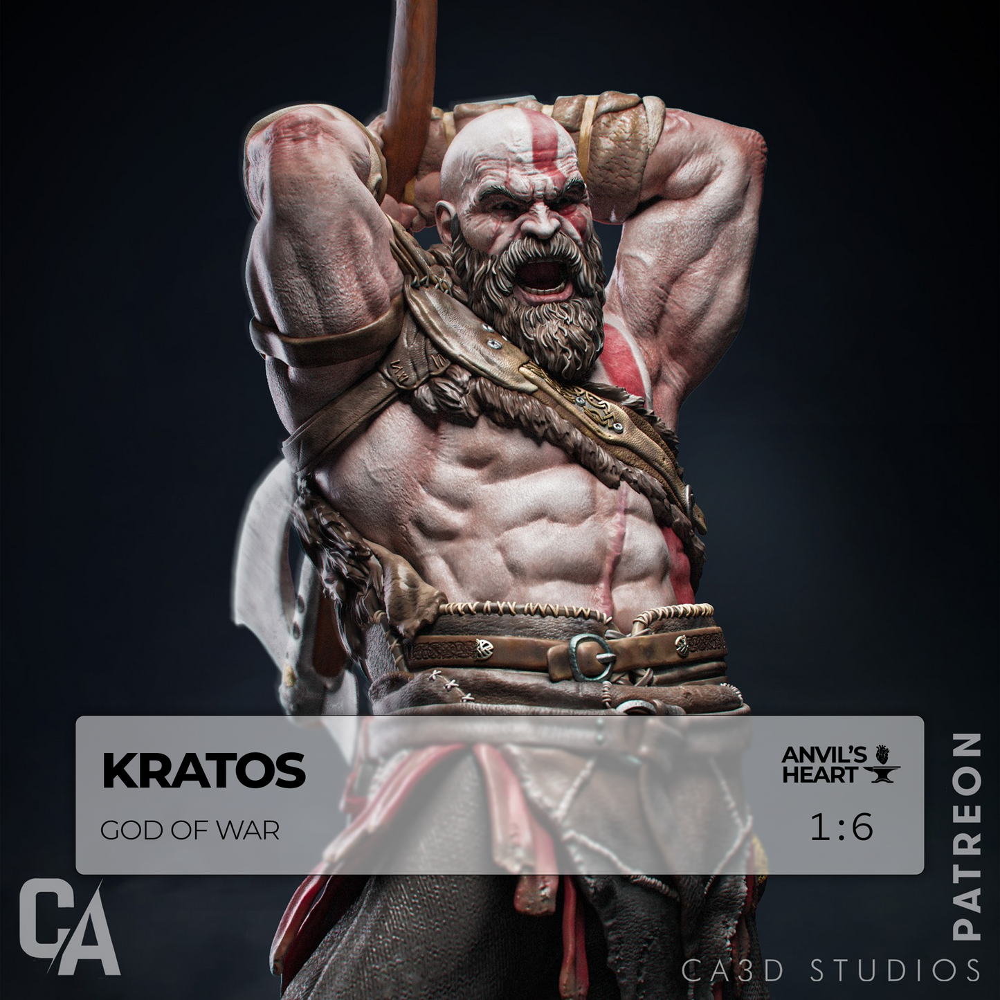 Kratos | God of War | Handcrafted Figure