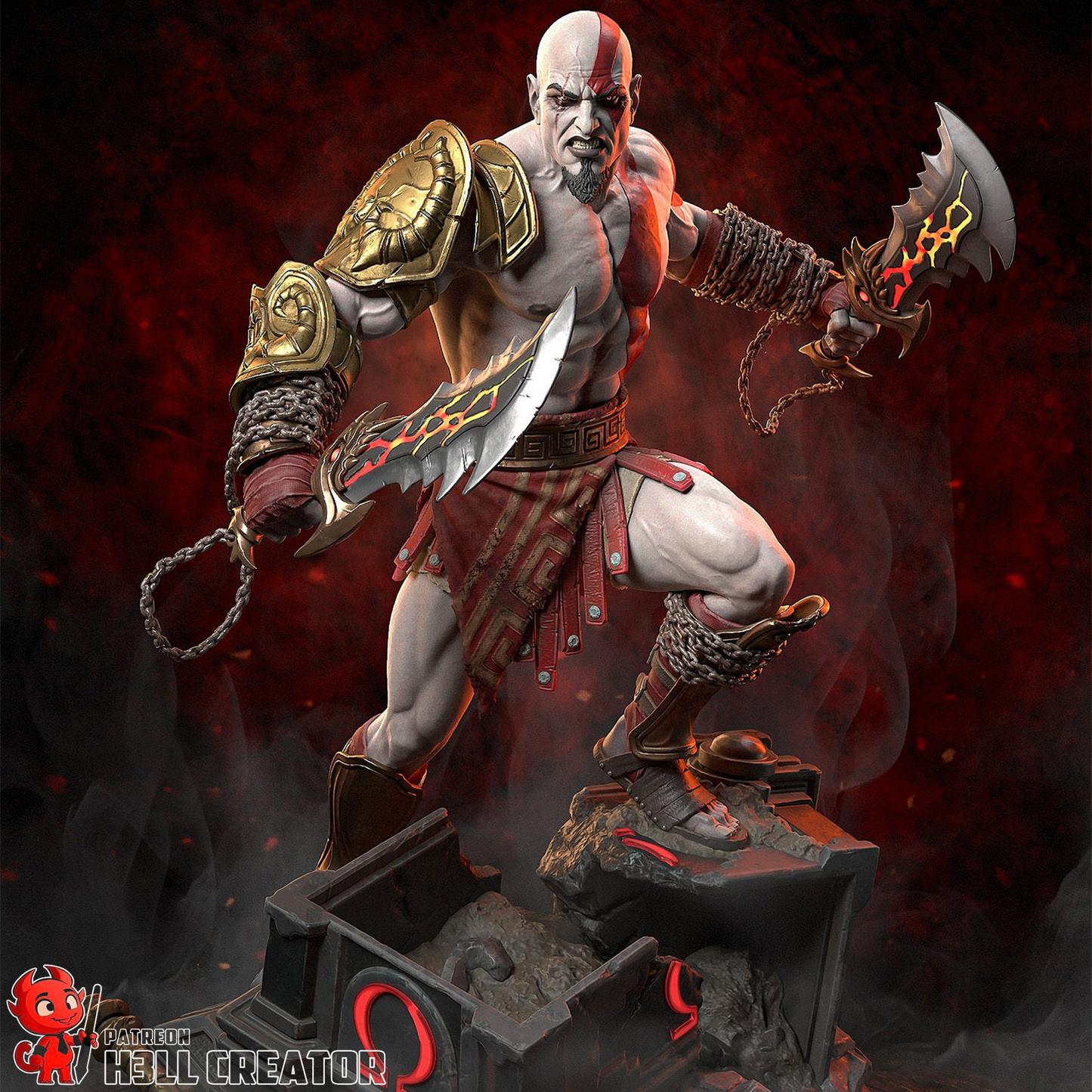 Kratos | God of War | Handcrafted Figure