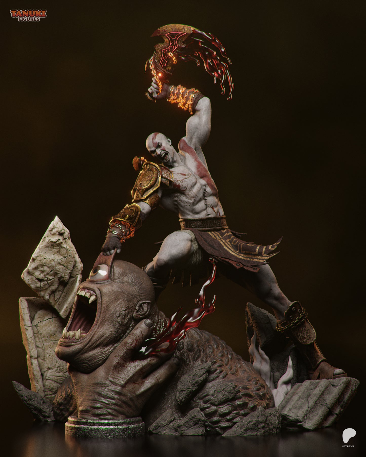 Kratos | God of War | Handcrafted Figure