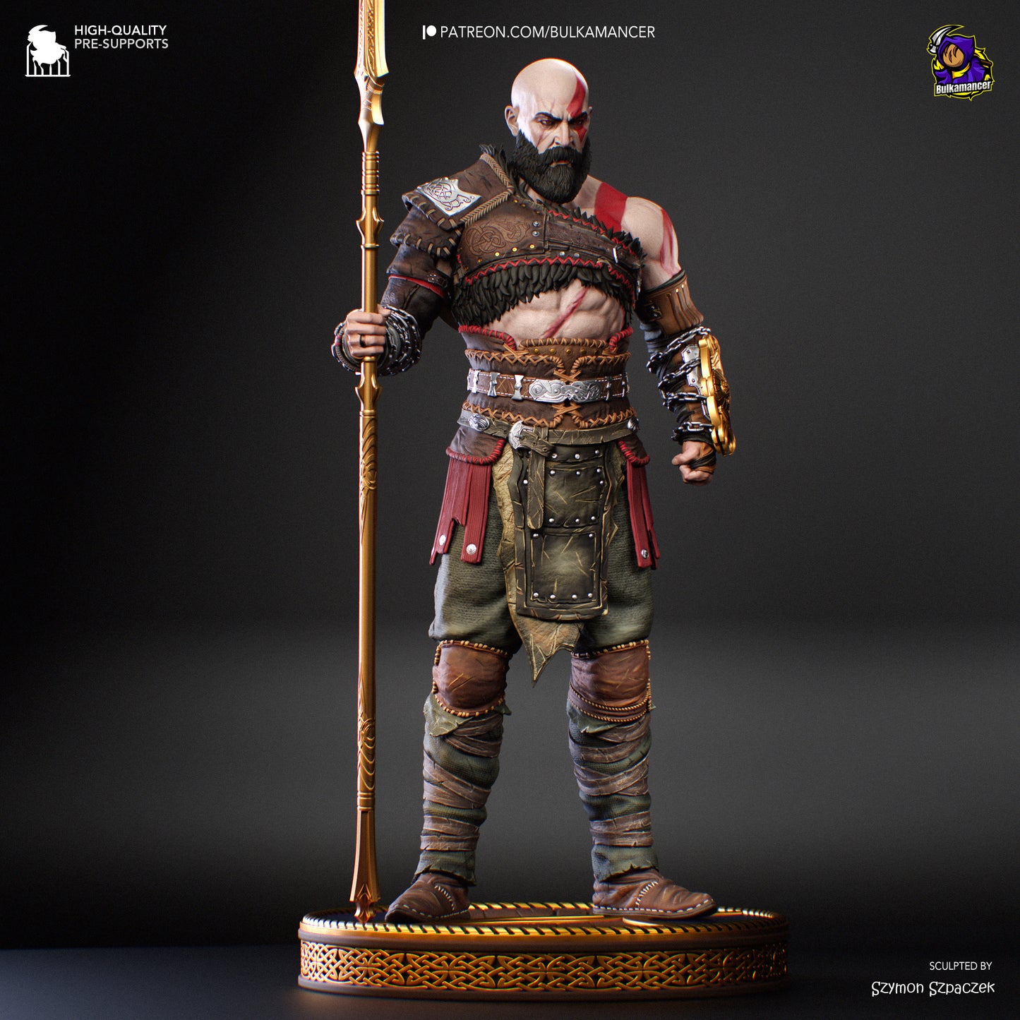 Kratos | God of War | Handcrafted Figure