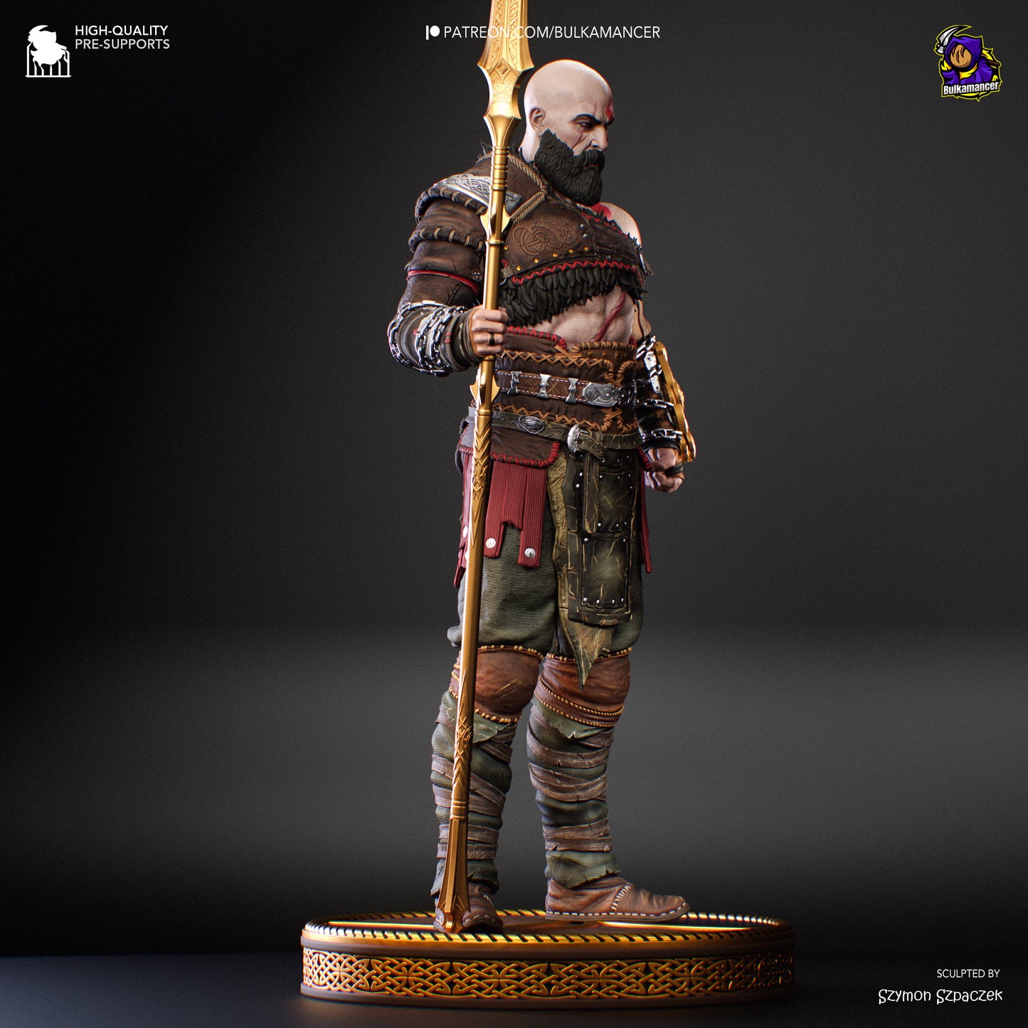 Kratos | God of War | Handcrafted Figure