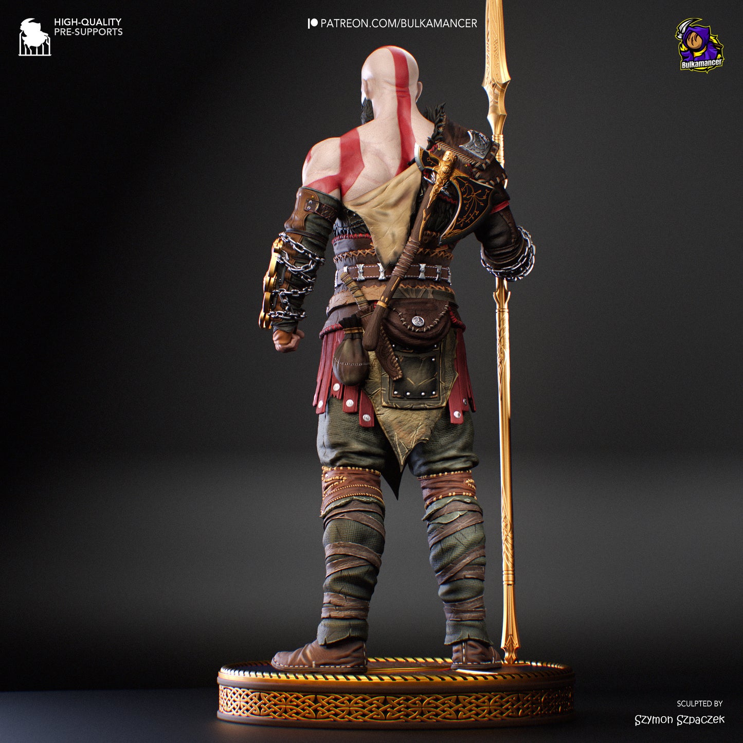 Kratos | God of War | Handcrafted Figure