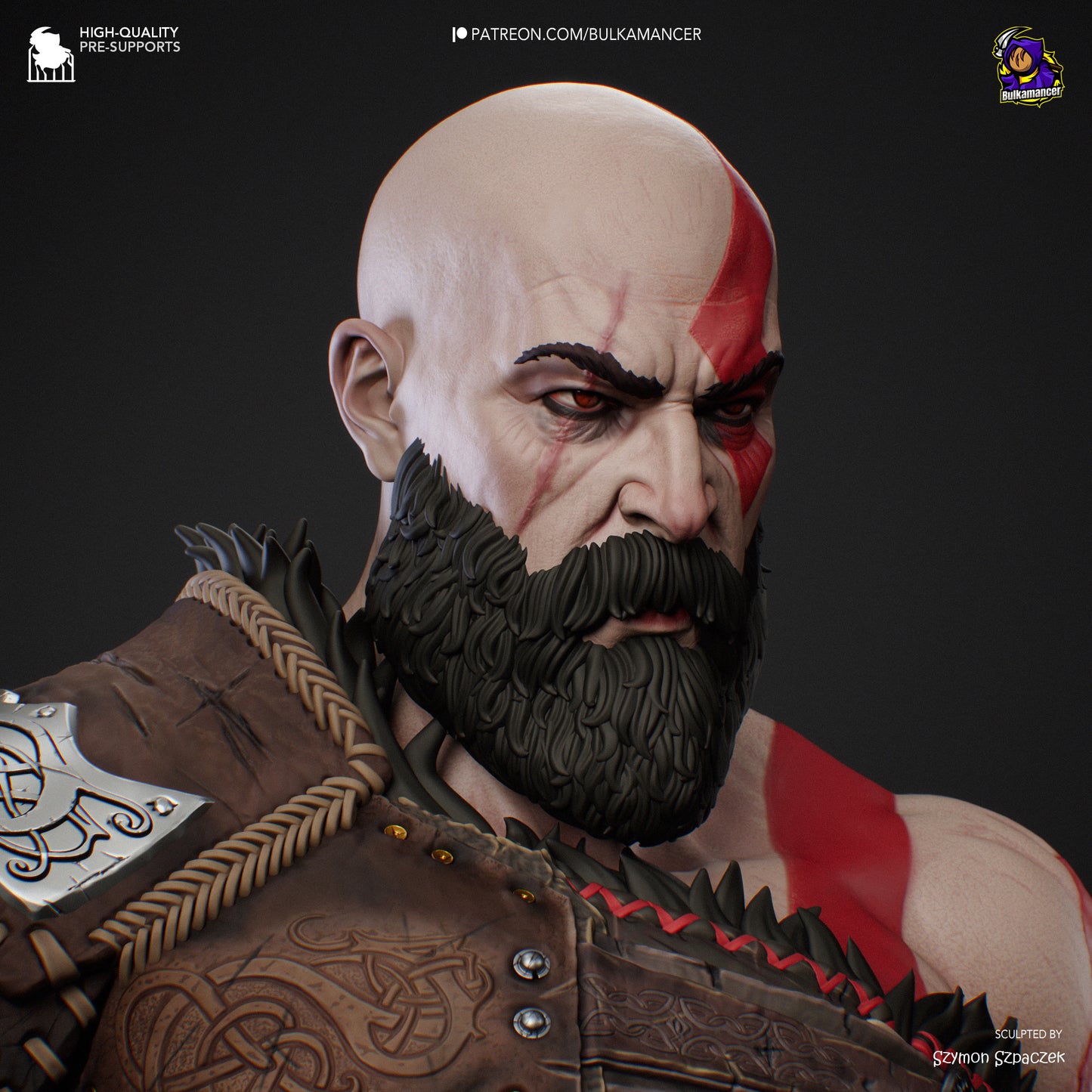 Kratos | God of War | Handcrafted Figure