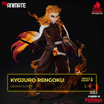 Kyojuro Rengoku | Demon Slayer | Handcrafted Figure