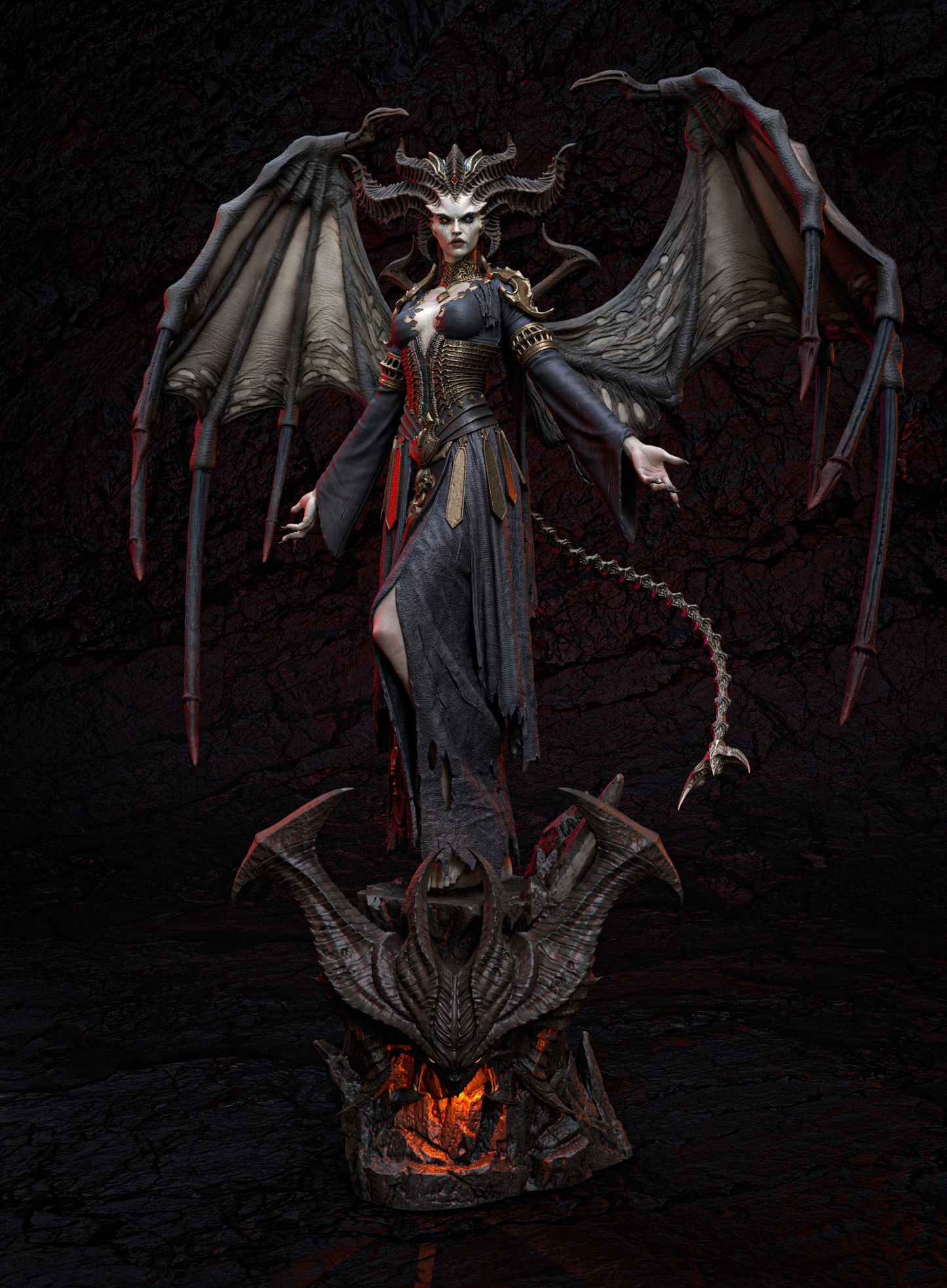 Lilith | Diablo IV | Handcrafted Figure
