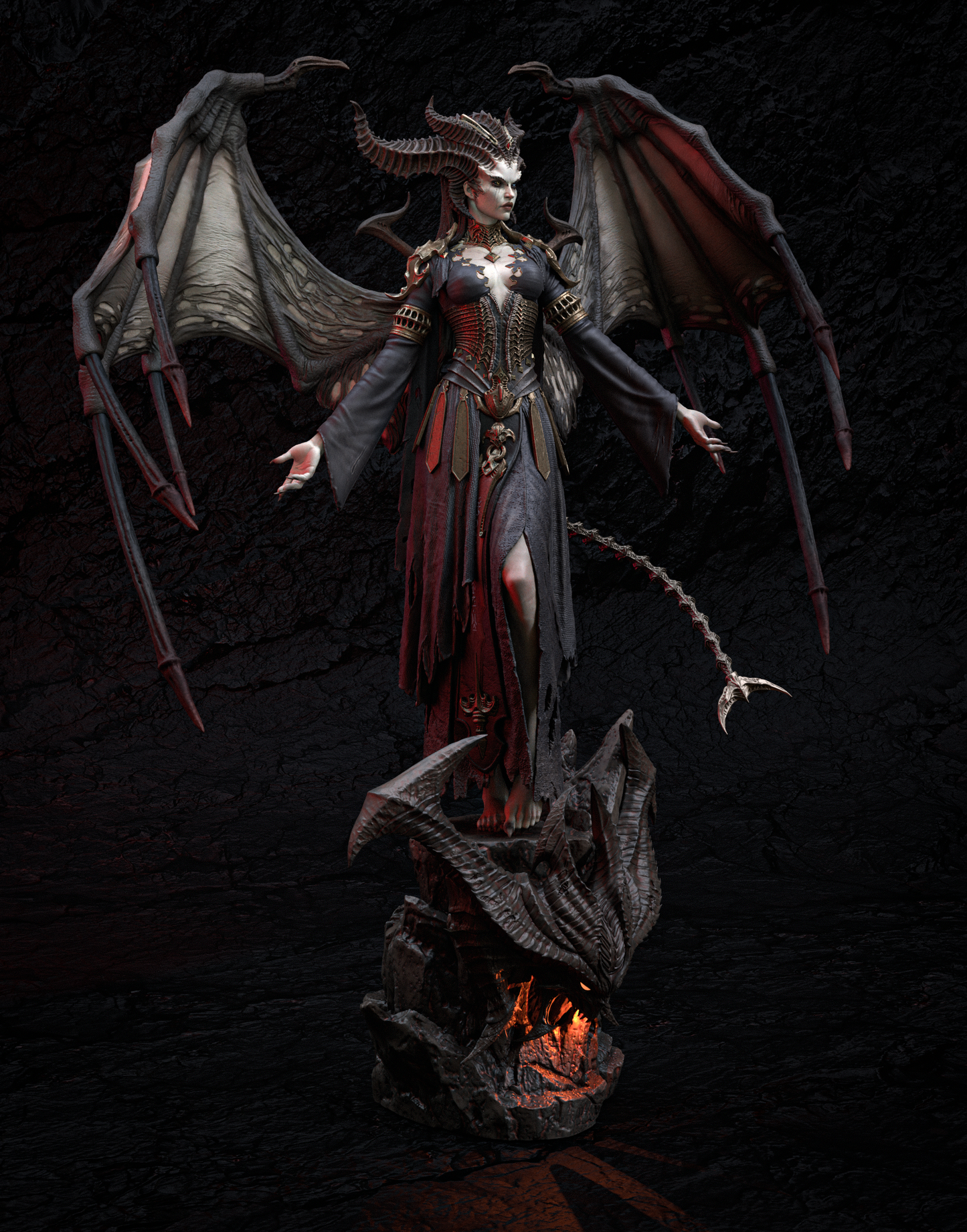 Lilith | Diablo IV | Handcrafted Figure