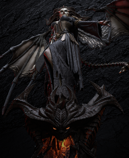 Lilith | Diablo IV | Handcrafted Figure