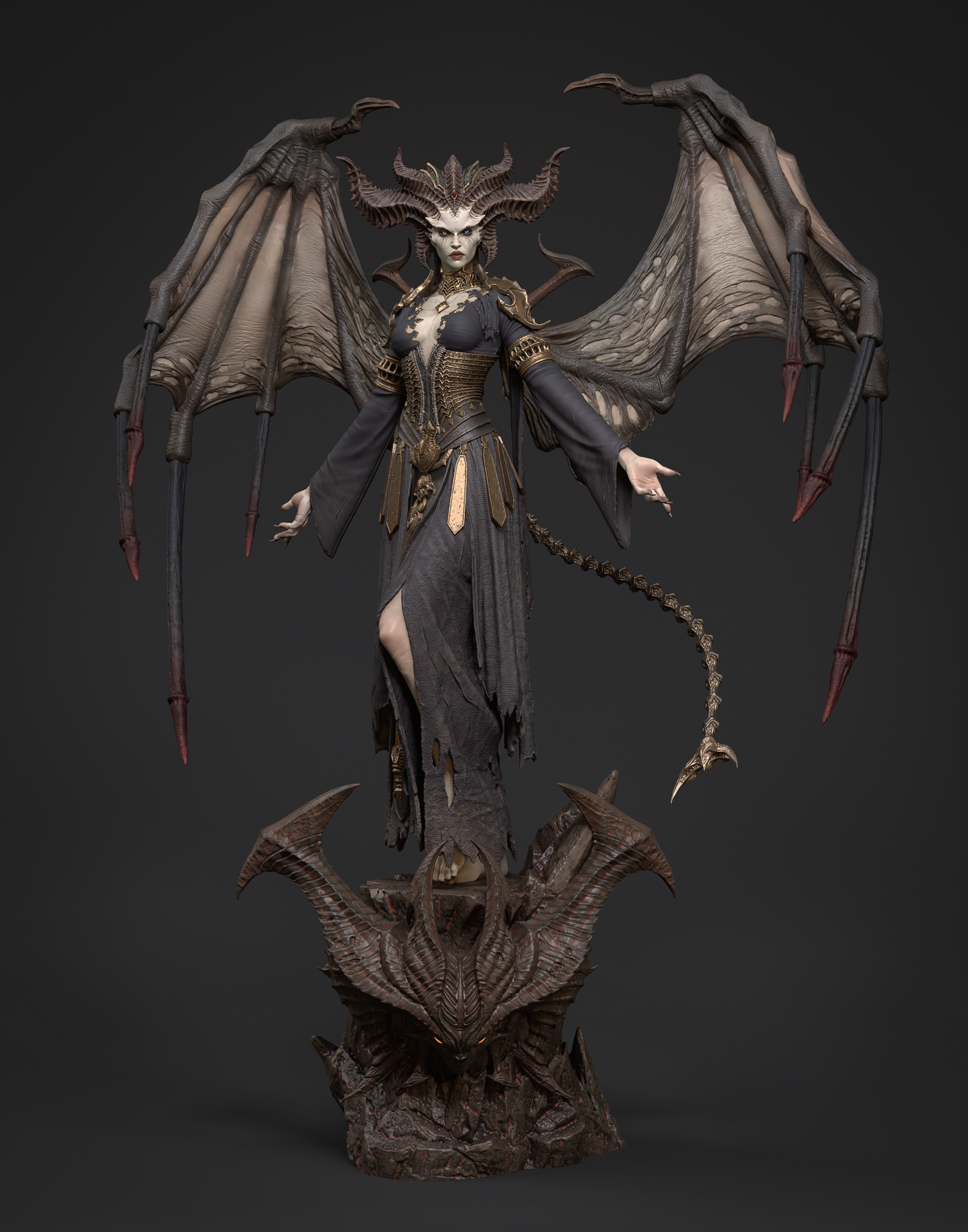 Lilith | Diablo IV | Handcrafted Figure