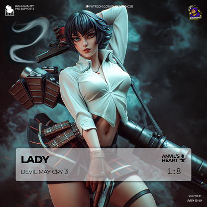 Lady | Devil May Cry 3 | Handcrafted Figure