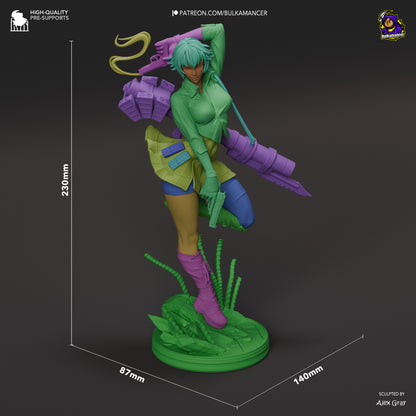 Lady | Devil May Cry 3 | Handcrafted Figure