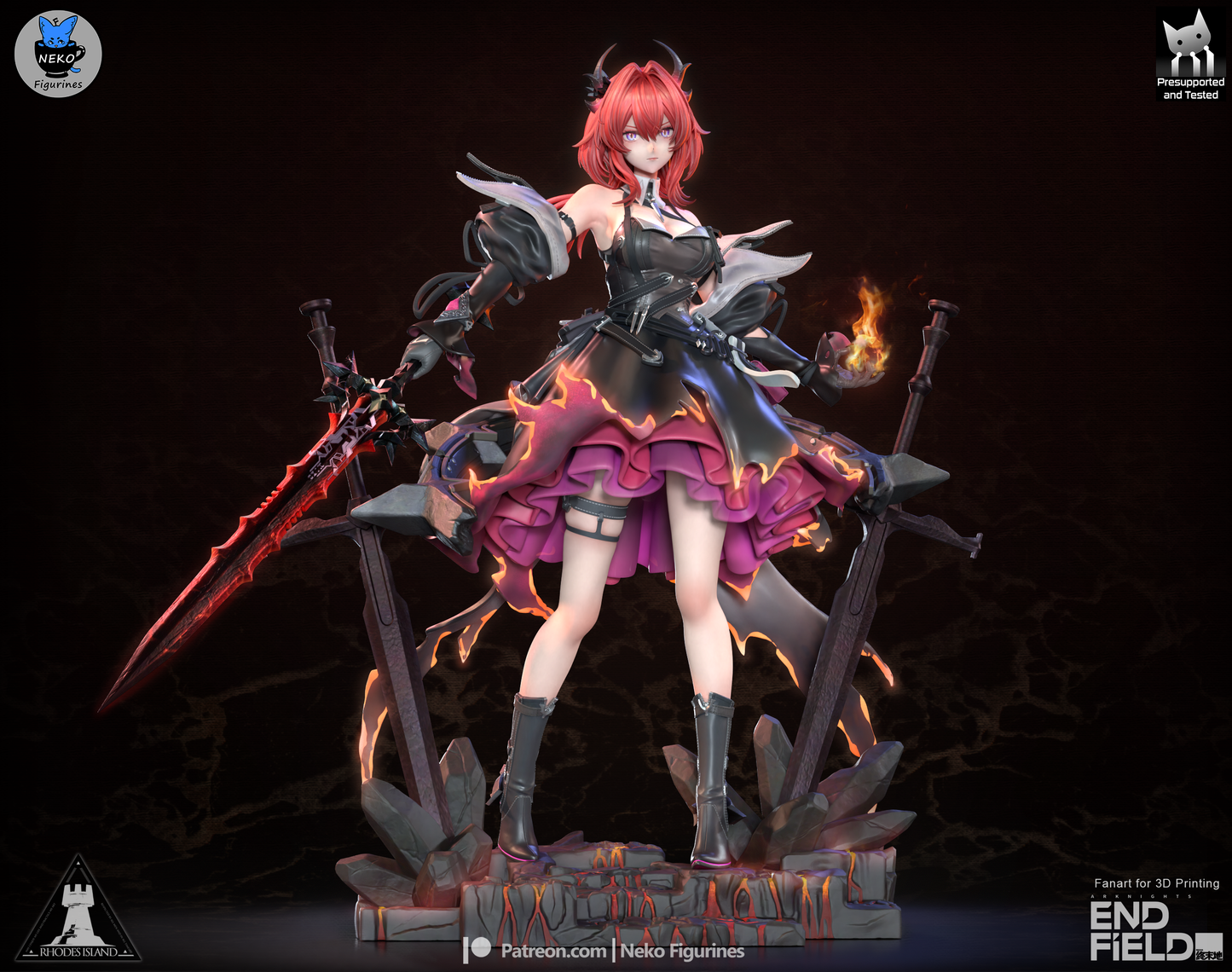 Laevatain Surtr | Arknights: Endfield | Handcrafted Figure