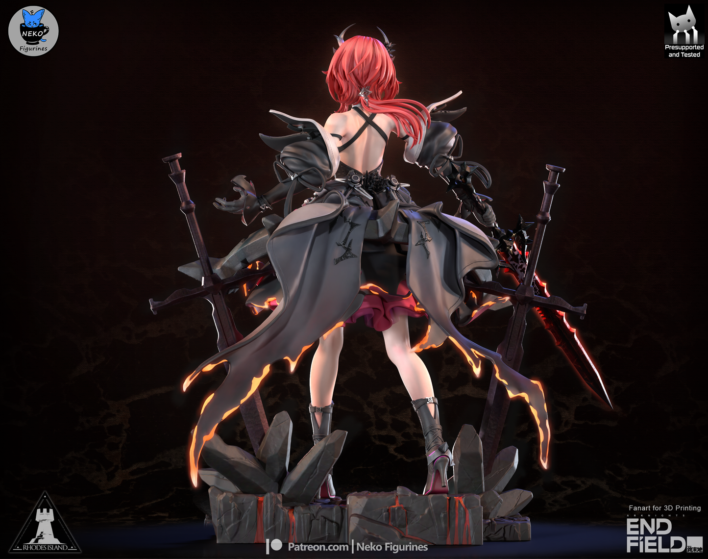 Laevatain Surtr | Arknights: Endfield | Handcrafted Figure