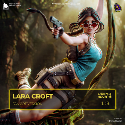 Lara Croft | Fan art version | Handcrafted Figure