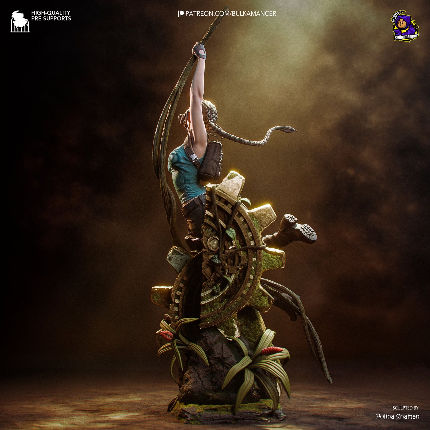 Lara Croft | Fan art version | Handcrafted Figure