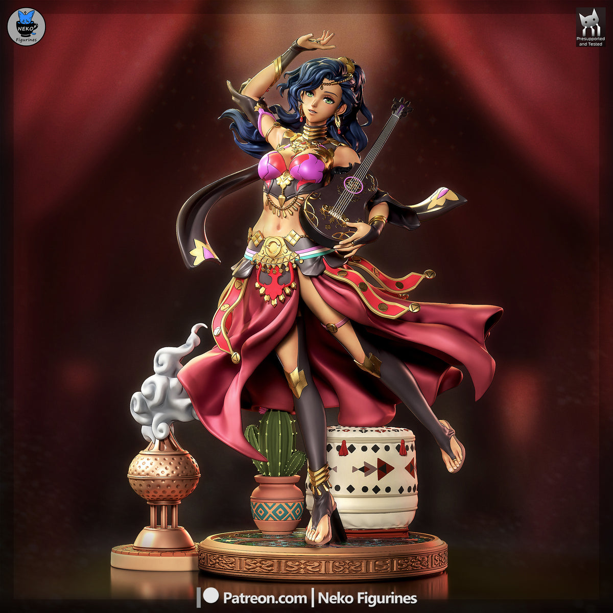Azure Dancer | Handcrafted Figure