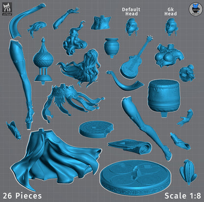 Azure Dancer | Handcrafted Figure