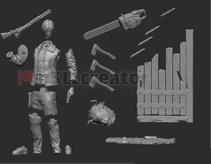 Kennedy | Survival Horror Game | Handcrafted Figure