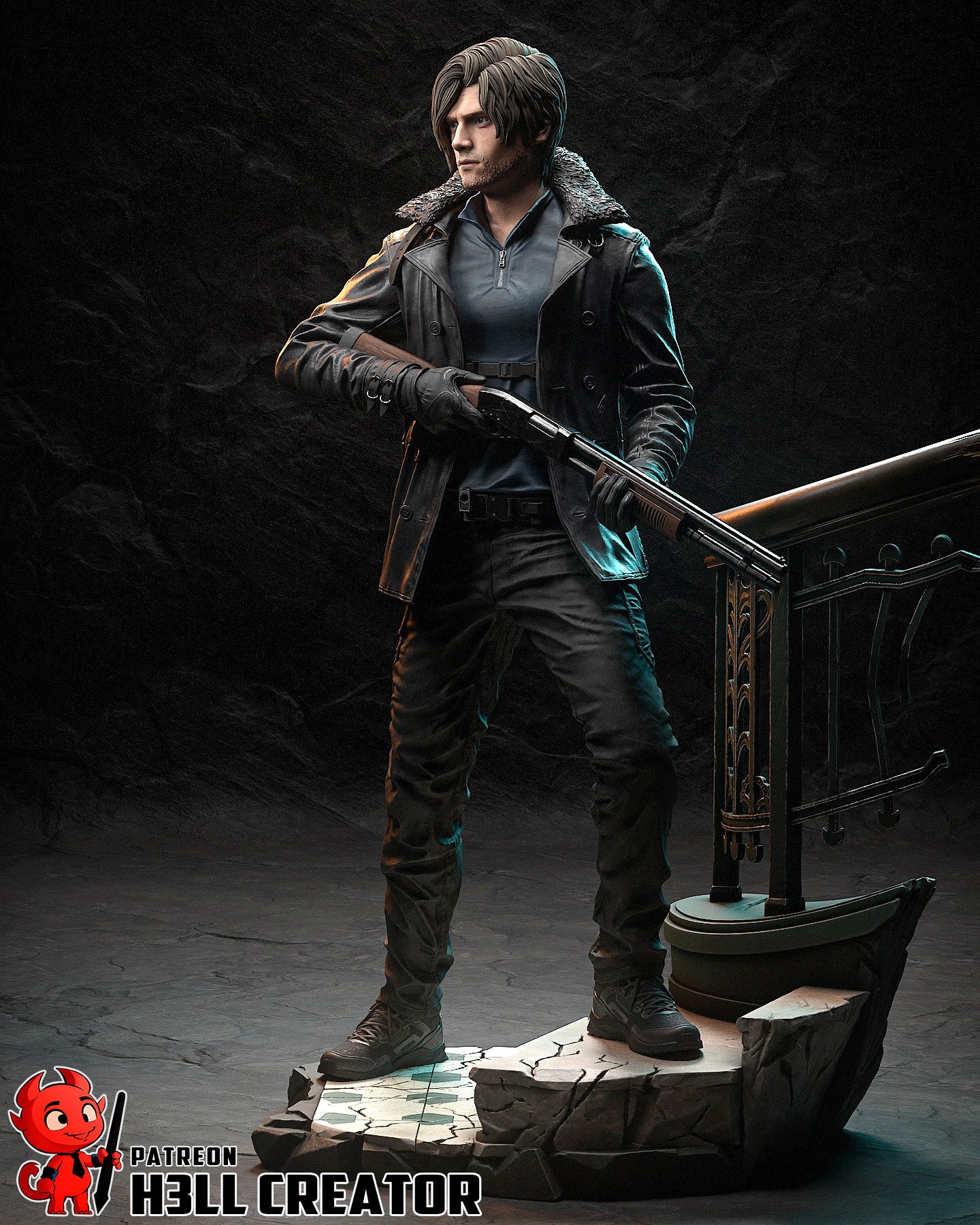 Kennedy | Survival Horror Game | Handcrafted Figure
