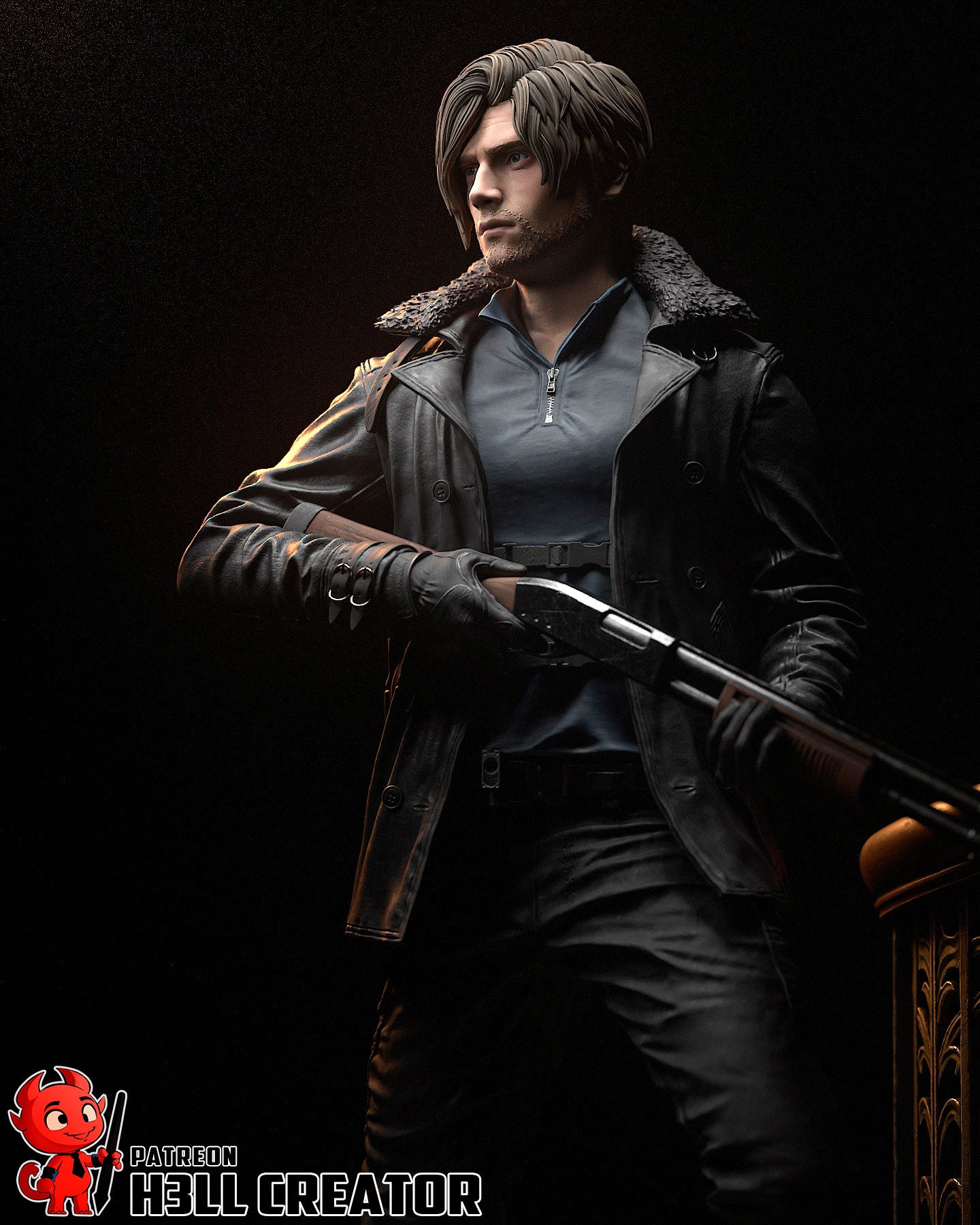 Kennedy | Survival Horror Game | Handcrafted Figure