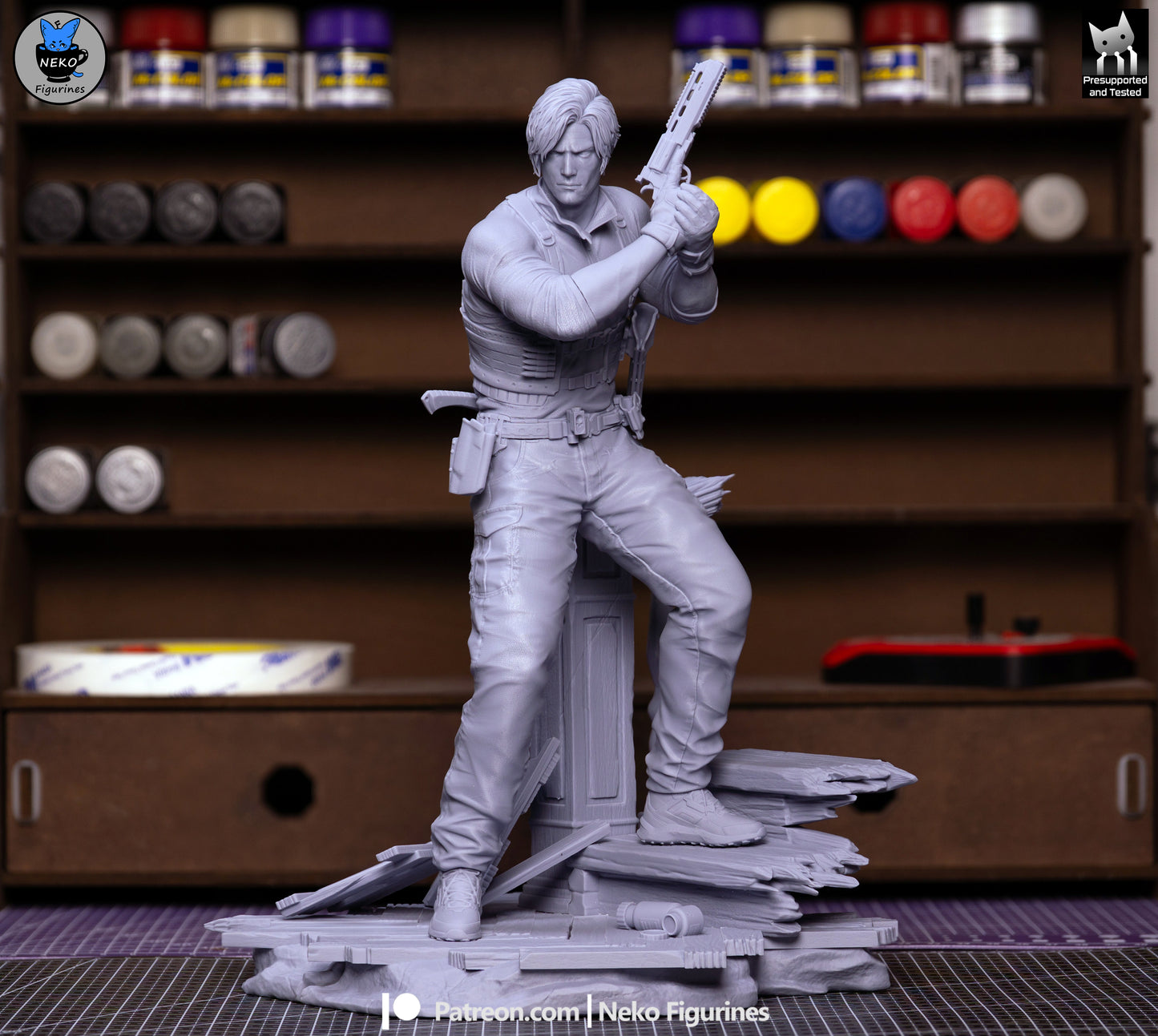 Kennedy | Survival Horror Game | Handcrafted Figure