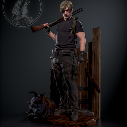 Kennedy | Survival Horror Game | Handcrafted Figure