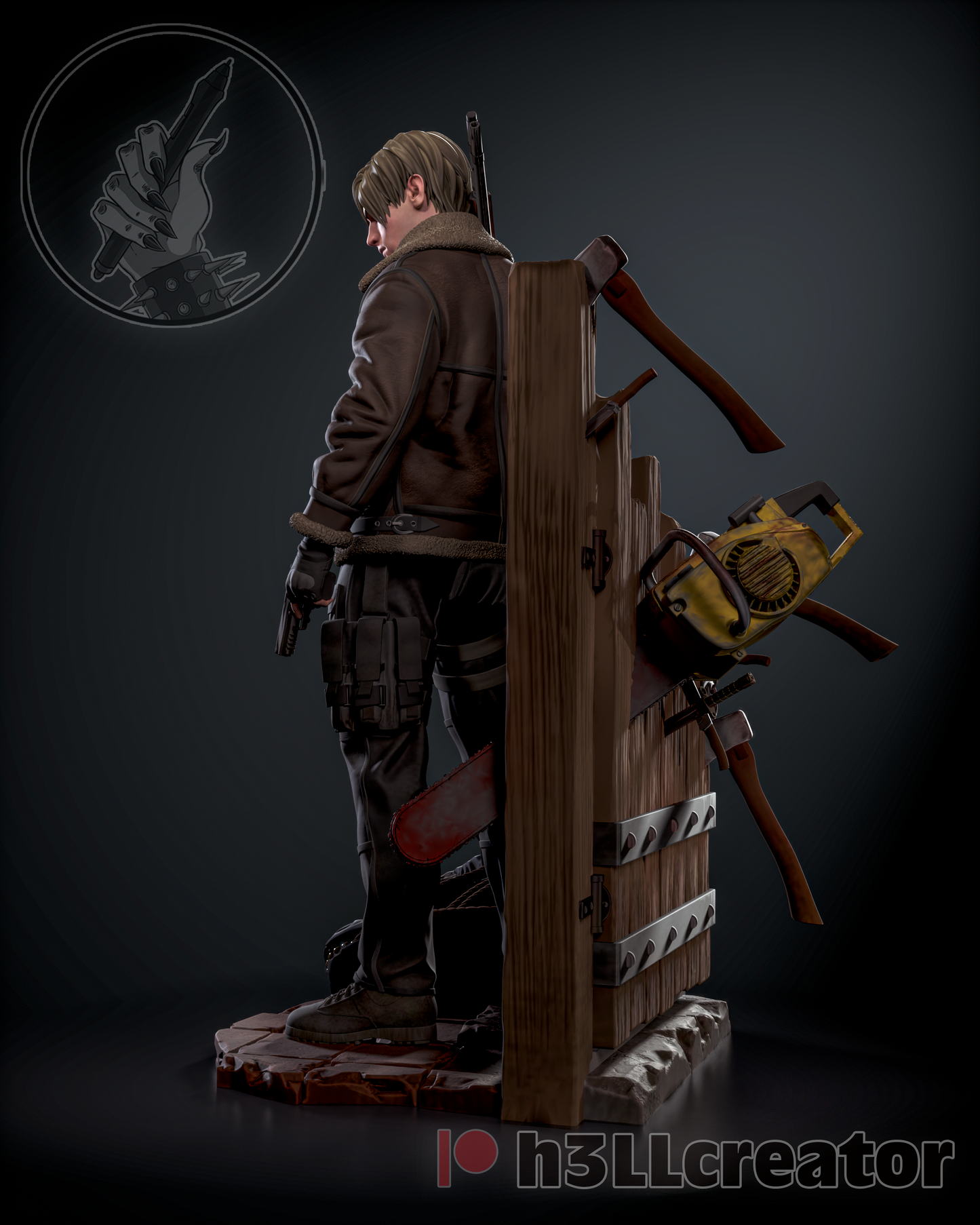 Kennedy | Survival Horror Game | Handcrafted Figure
