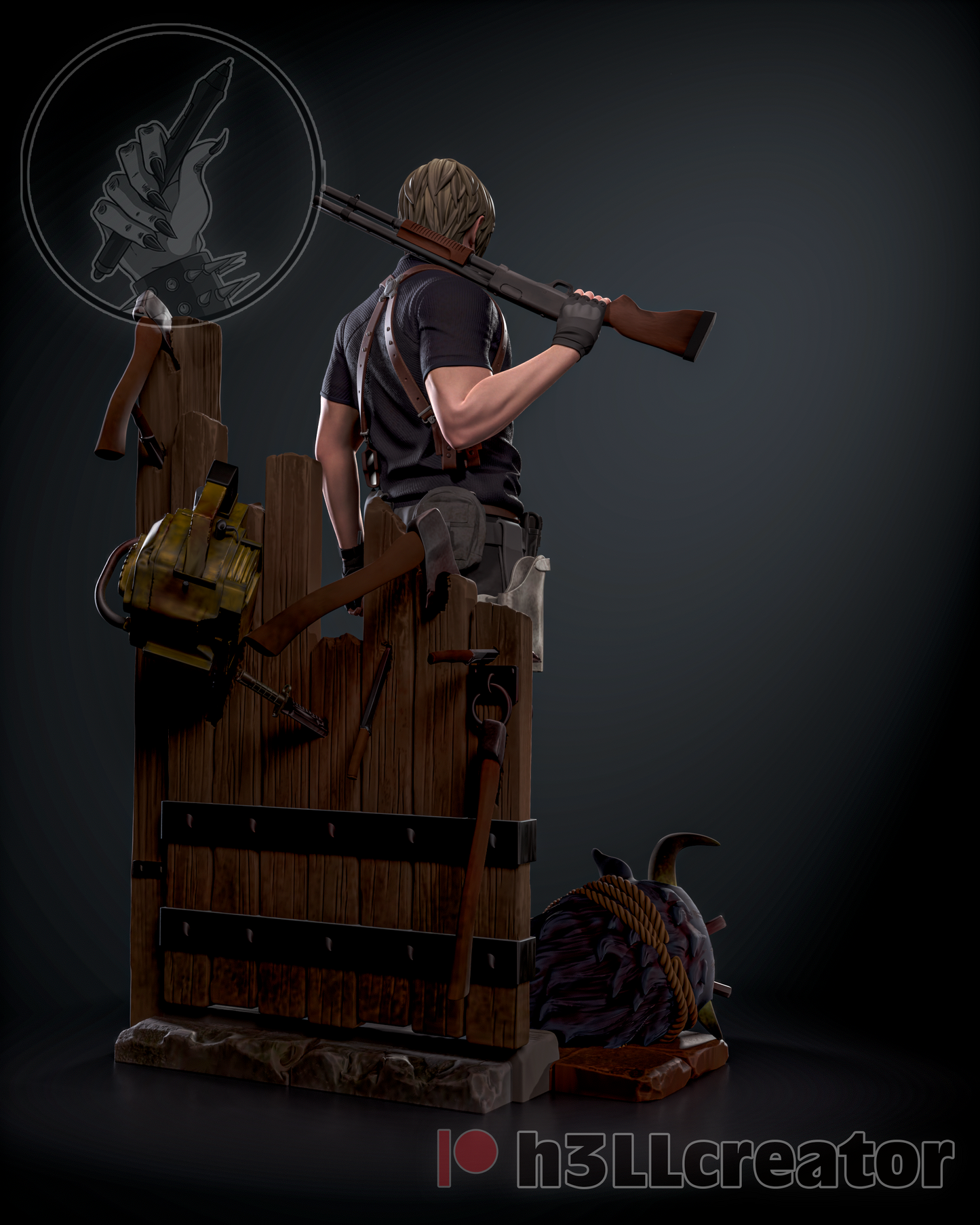 Kennedy | Survival Horror Game | Handcrafted Figure