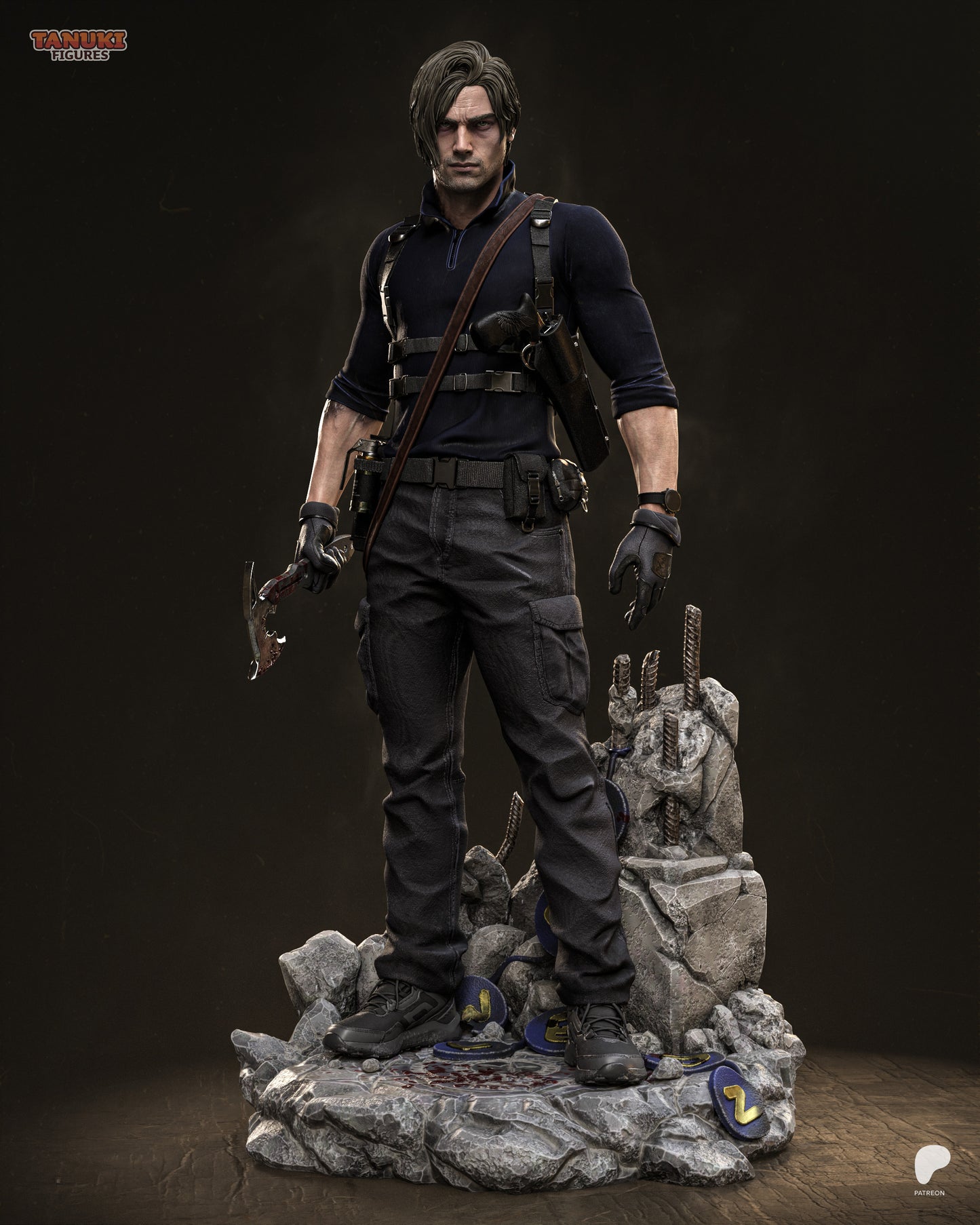 Kennedy | Survival Horror Game | Handcrafted Figure