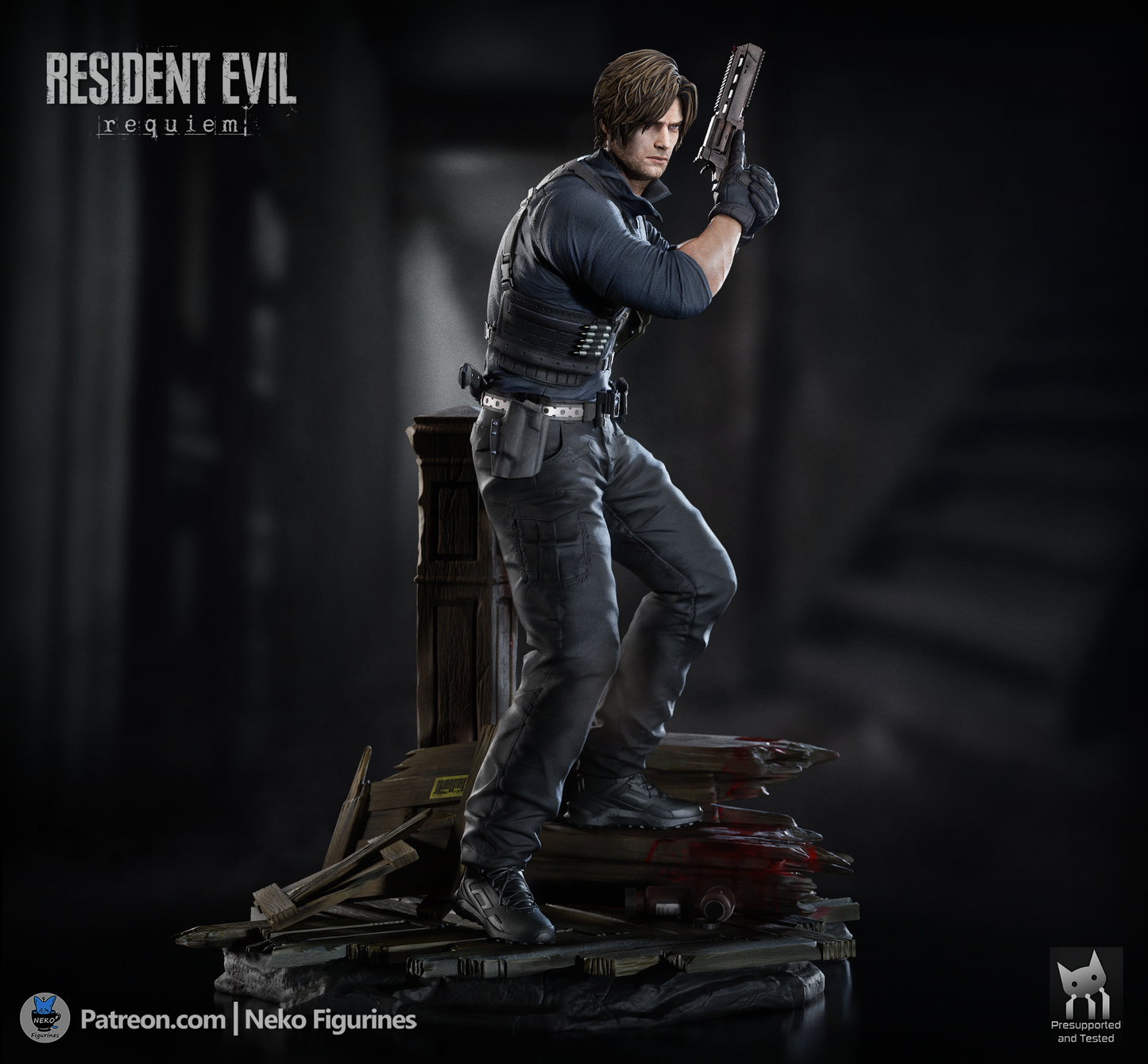 Kennedy | Survival Horror Game | Handcrafted Figure