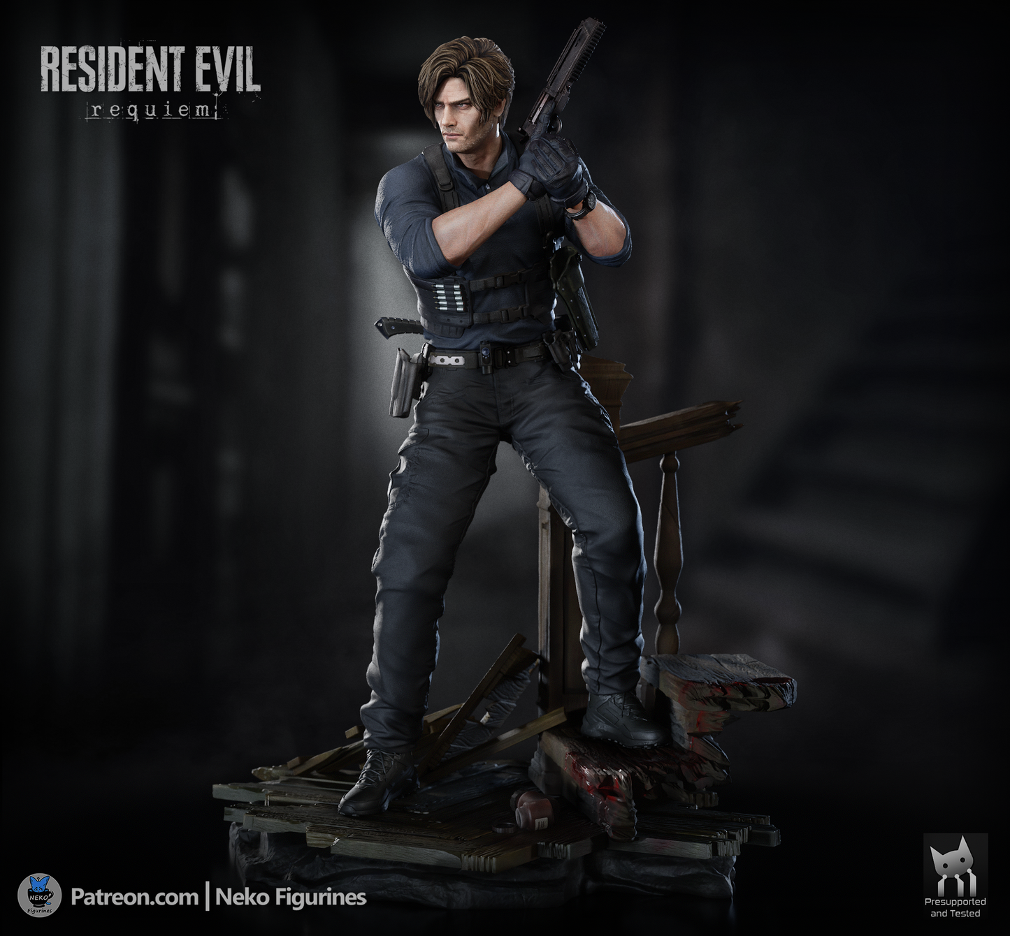 Kennedy | Survival Horror Game | Handcrafted Figure