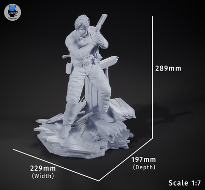 Kennedy | Survival Horror Game | Handcrafted Figure