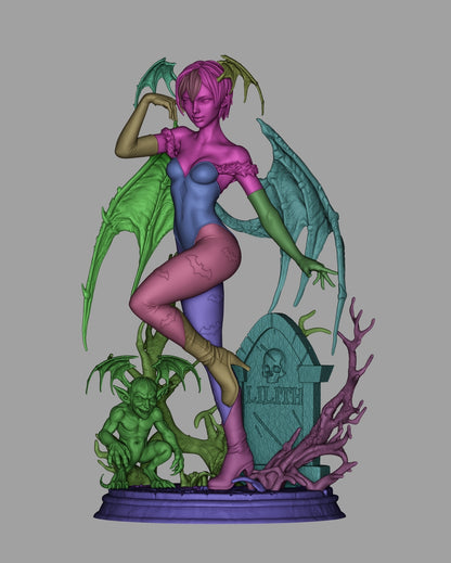 Lilith | Darkstalkers | Handcrafted Figure