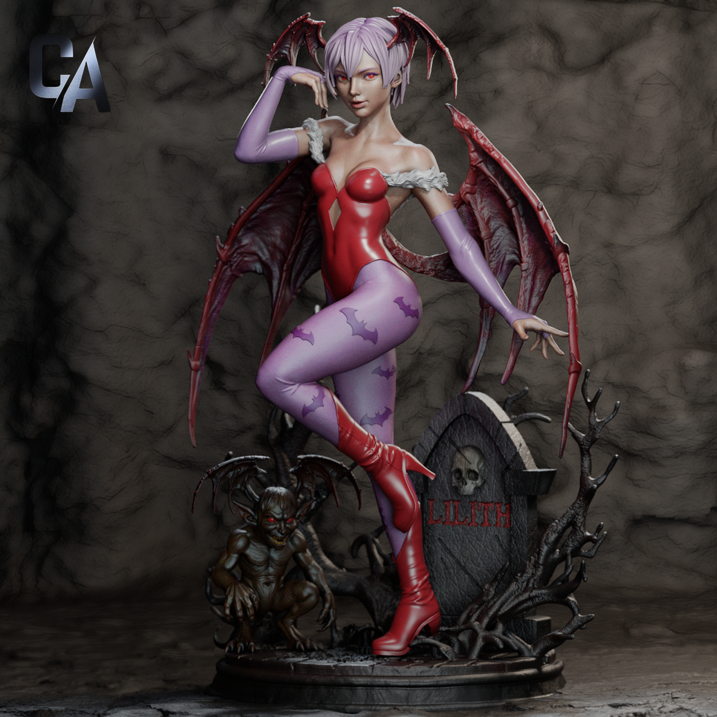 Lilith | Darkstalkers | Handcrafted Figure