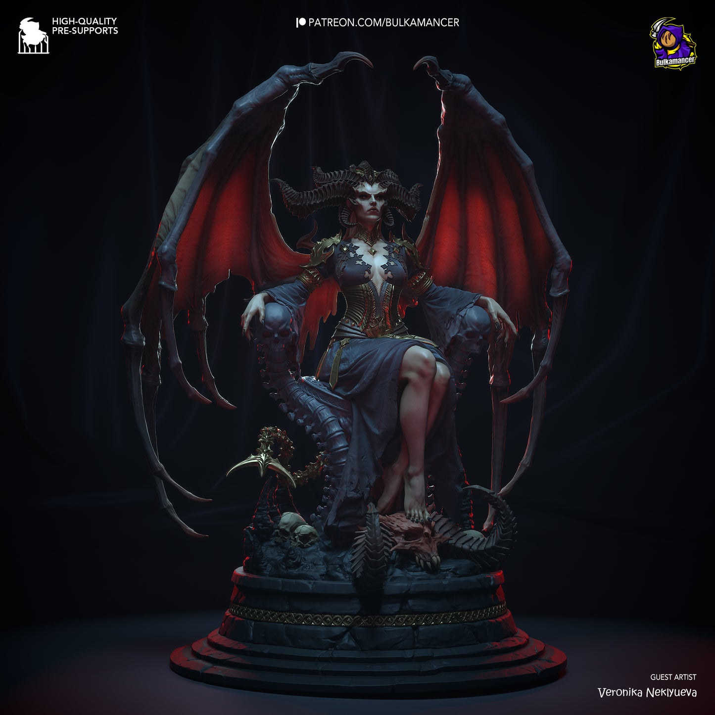 Lilith | Diablo IV | Handcrafted Figure