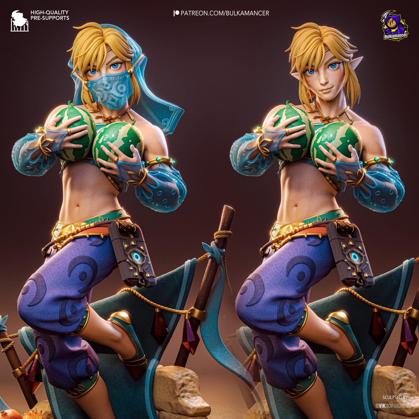 Gerudo Elf Hero | Handcrafted Figure