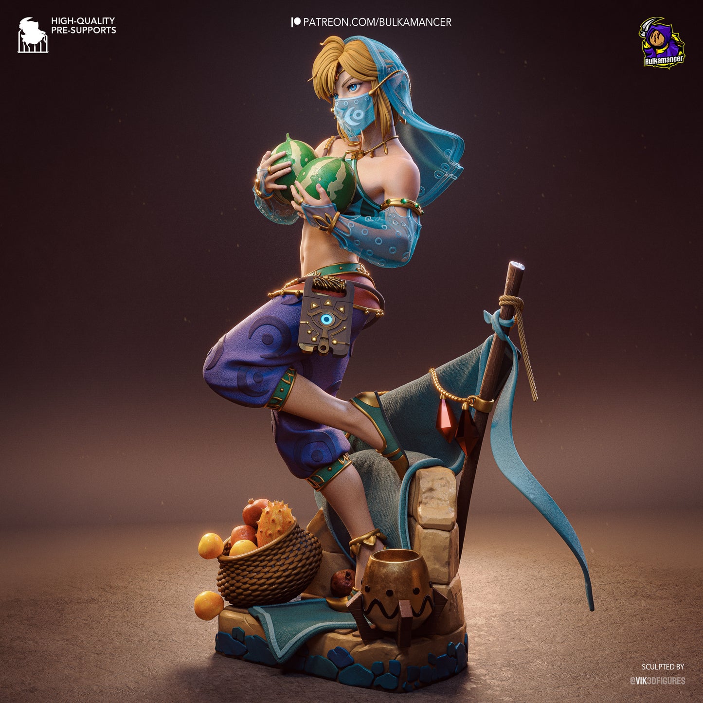 Gerudo Elf Hero | Handcrafted Figure