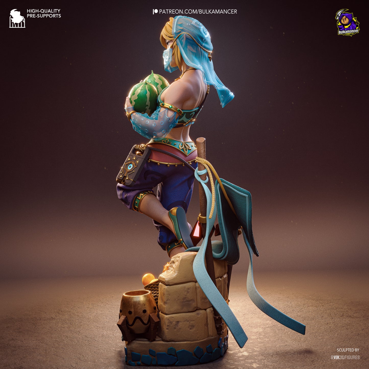 Gerudo Elf Hero | Handcrafted Figure