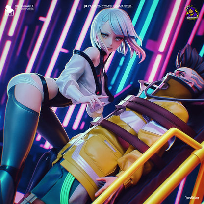 Lucy x David | Cyberpunk: Edgerunners | Handcrafted Figure