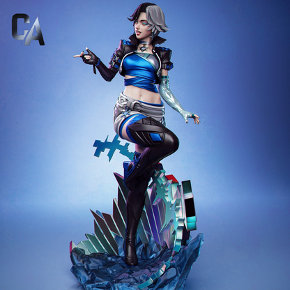Snow Pop Queen | Handcrafted Figure