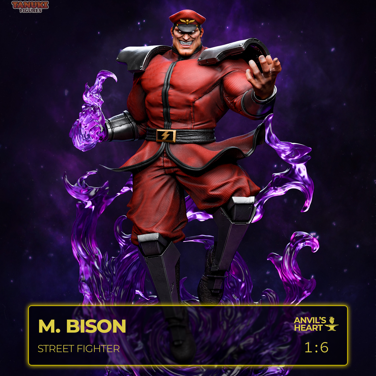M. Bison | Street Fighter | Handcrafted Figure