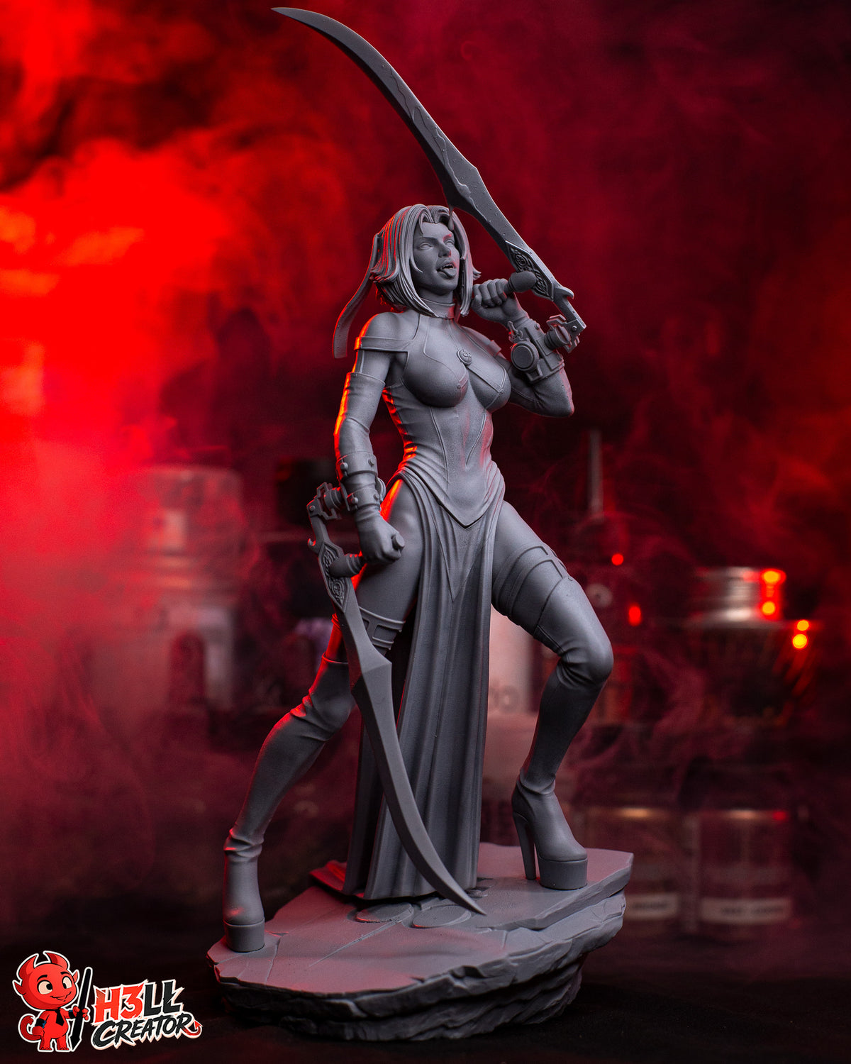 Crimson Dhampir | Handcrafted Figure
