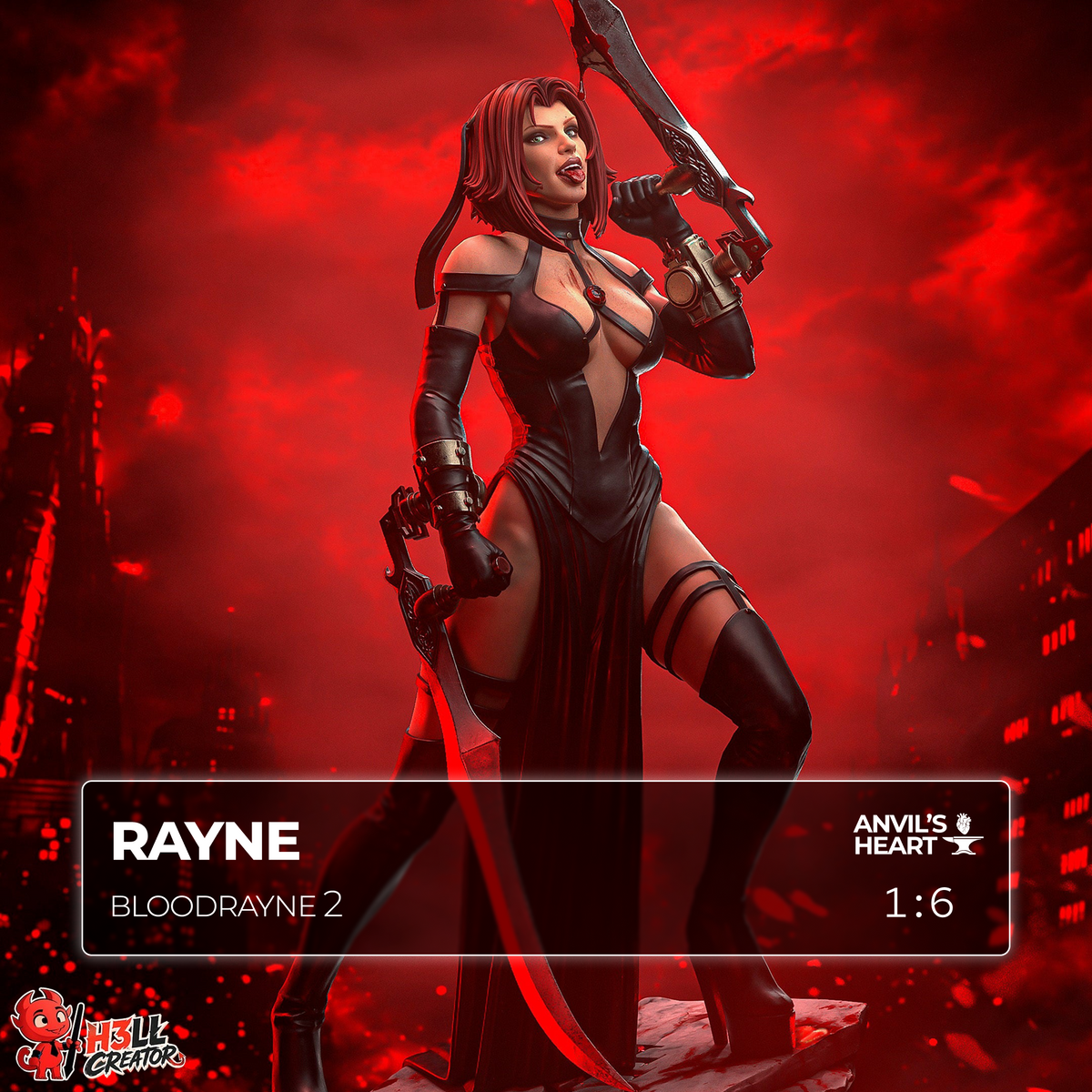 Crimson Dhampir | Handcrafted Figure