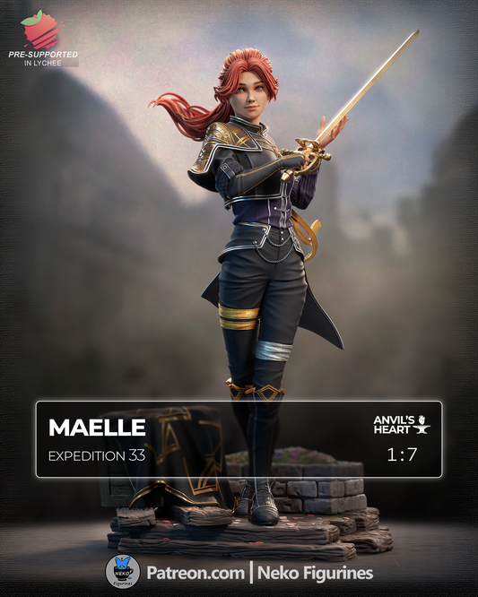 Maelle | Expedition 33 | Handcrafted Figure